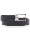 Gancini Reversible Adjustable Leather Belt Dark Brown - SALVATORE FERRAGAMO - BALAAN 2