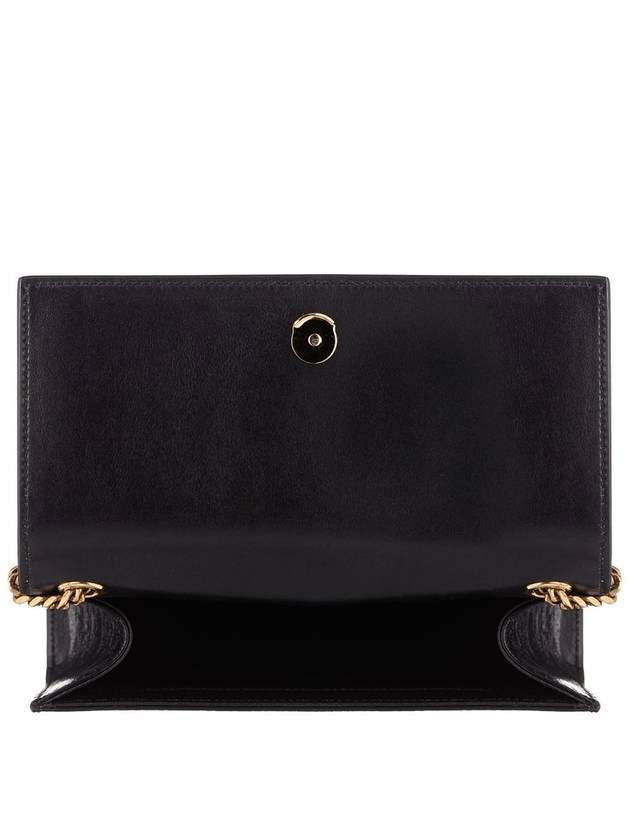 Kate Chain Small Cross Bag Black - SAINT LAURENT - BALAAN 7