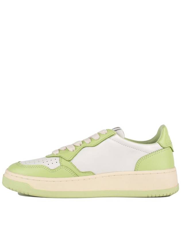 Women's Medalist Bi-Color Low-Top Sneakers Green - AUTRY - BALAAN 4