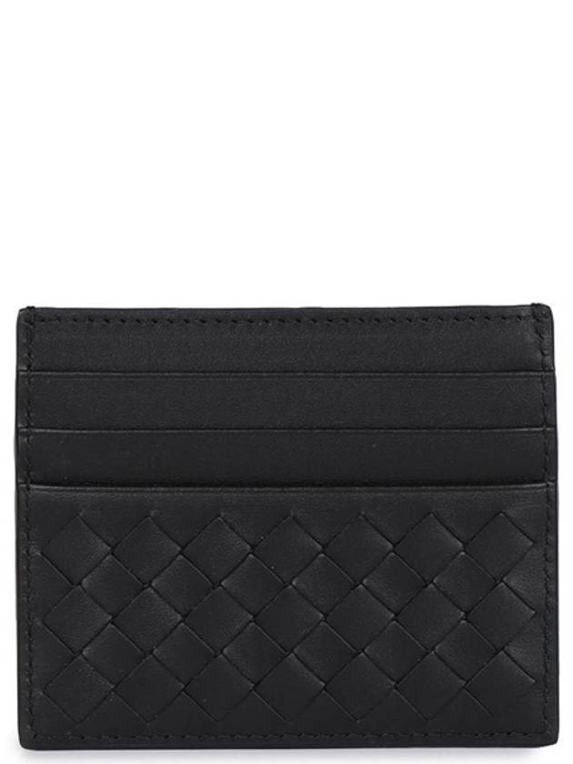 Intrecciato Classic Credit Card Case Black - BOTTEGA VENETA - BALAAN 2