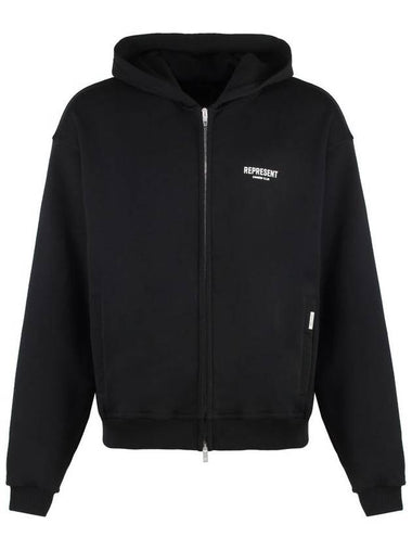 Represent Full Zip Cotton Hoodie - REPRESENT - BALAAN 1