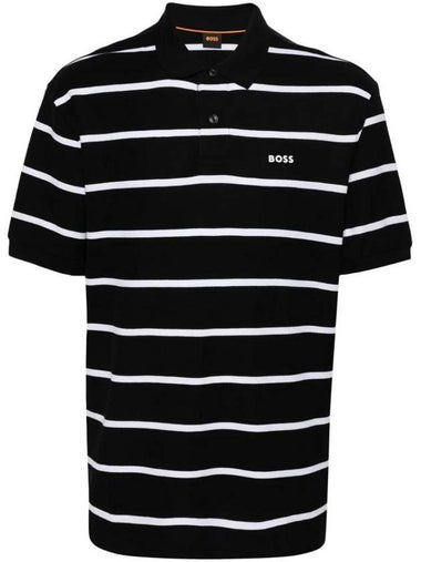 logo print polo shirt 50508327 - HUGO BOSS - BALAAN 1