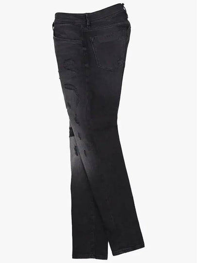 Daily Slim Boy Damage Black Jeans JN147 - IKALOOOK - BALAAN 2