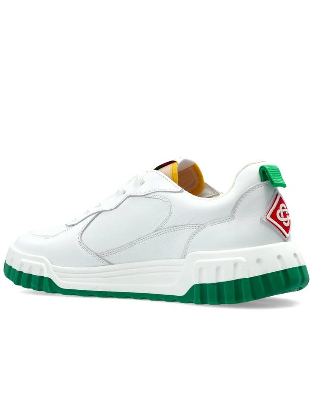 Casablanca Leather Sports Shoes, Men's, White - CASABLANCA - BALAAN 5