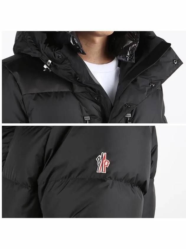 Men's Grenoble Rodenberg Short Down Padding Black - MONCLER - BALAAN 4