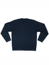 Men's Wappen Patch Crew Neck Sweatshirt Navy - STONE ISLAND - BALAAN 3