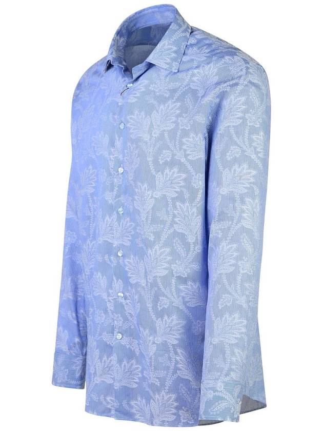 Etro 'Roma' Light Blue Cotton Shirt - ETRO - BALAAN 2