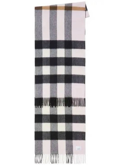 Check Cashmere Scarf Grey - BURBERRY - BALAAN 2