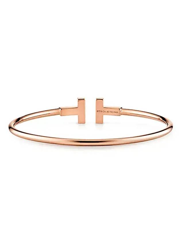 Tiffany T wire bracelet rose gold 33263465 33419759 - TIFFANY & CO. - BALAAN 3