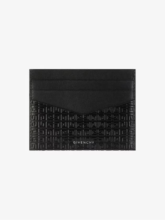 Logo 4G Card Wallet Black - GIVENCHY - BALAAN 3