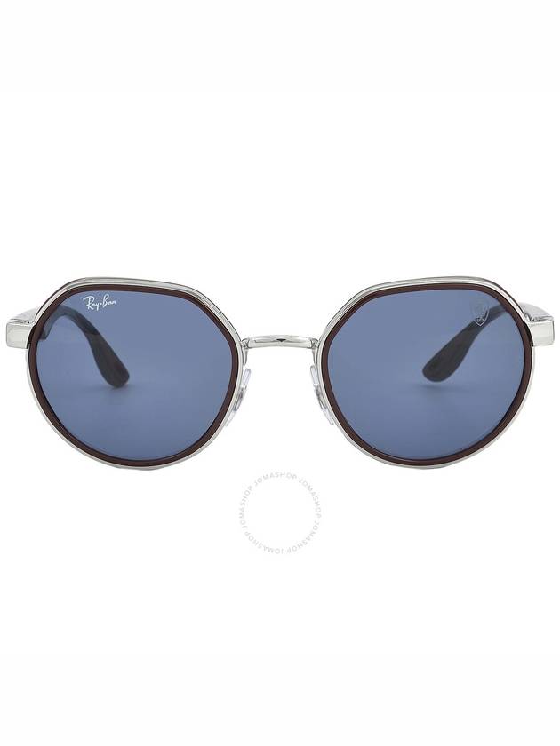 Ray Ban Scuderia Ferrari Dark Blue Irregular Unisex Sunglasses RB3703M F07780 51 - RAY-BAN - BALAAN 1