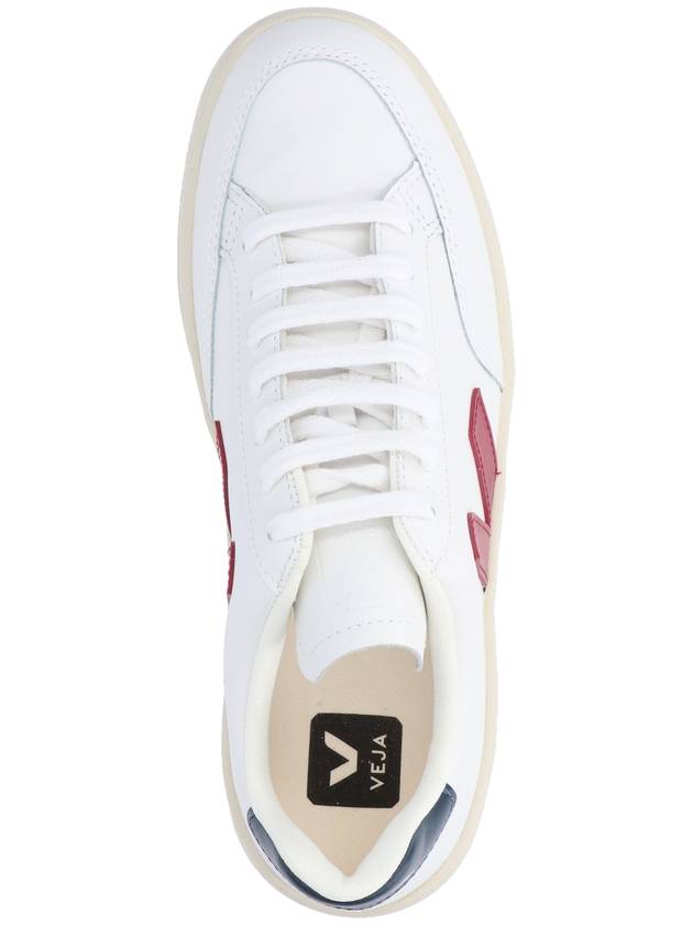 V 12 Red Logo Low Top Sneakers White - VEJA - BALAAN 6