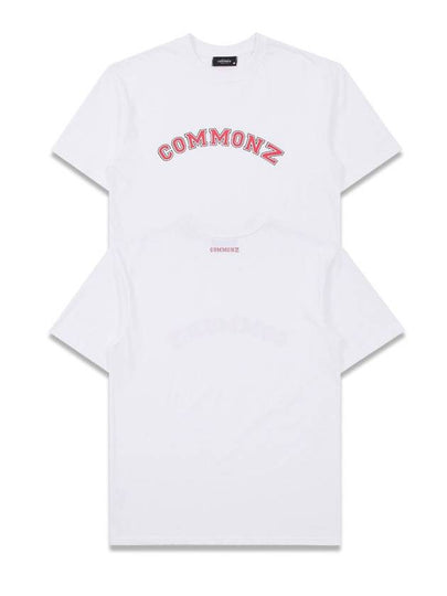 Arch Logo Short Sleeve T-Shirt White - COMMONZ - BALAAN 2