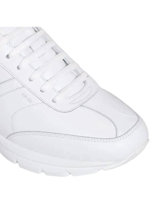 Runner CR02 Calfskin Lace-Up Low Top Sneakers White - CELINE - BALAAN 5