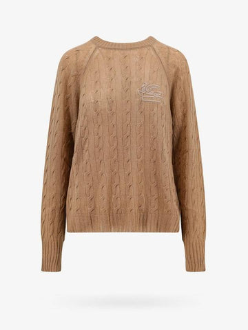 23 fw cashmere sweater WITH embroid Pegasus logo 1279392000800 B0650460025 - ETRO - BALAAN 1