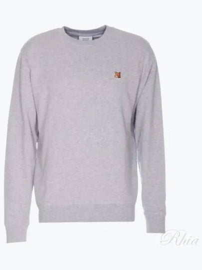 Fox Head Patch Regular Sweatshirt Light Grey Melange - MAISON KITSUNE - BALAAN 2