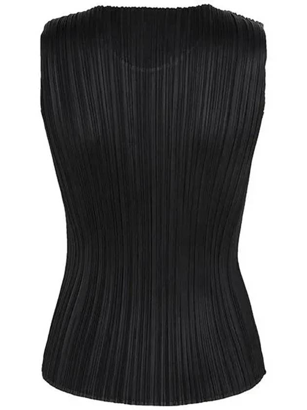 Pleated Sleeveless Black - ISSEY MIYAKE - BALAAN 3