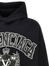 DIY College Medium Fit Hoodie Black - BALENCIAGA - BALAAN 4