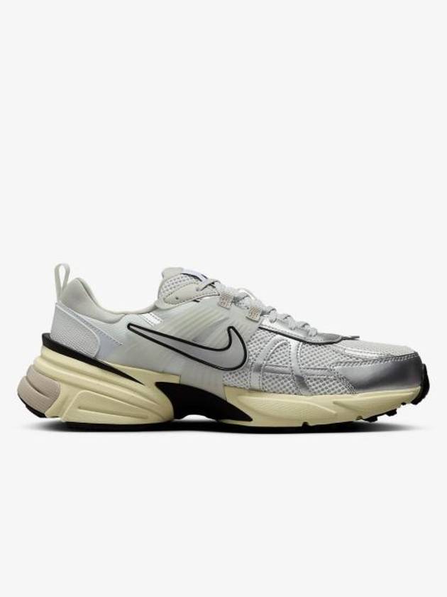 V2K Run Pure Platinum Low Top Sneakers Light Iron Ore - NIKE - BALAAN 4