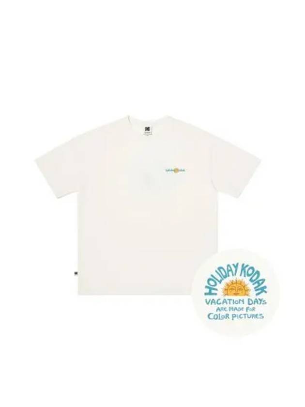 KODAK Apparel Summer Back Graphic Sorona Short Sleeve T Shirt IVORY - KODO - BALAAN 1