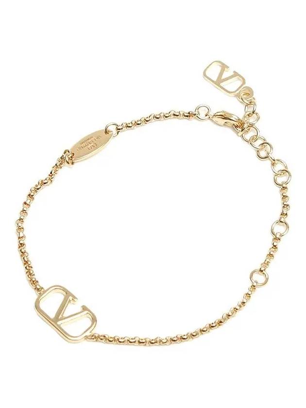 Valentino Garavani V logo women s bracelet - RED VALENTINO - BALAAN 3