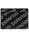 All Over Logo Card Wallet Black - BALENCIAGA - BALAAN 2