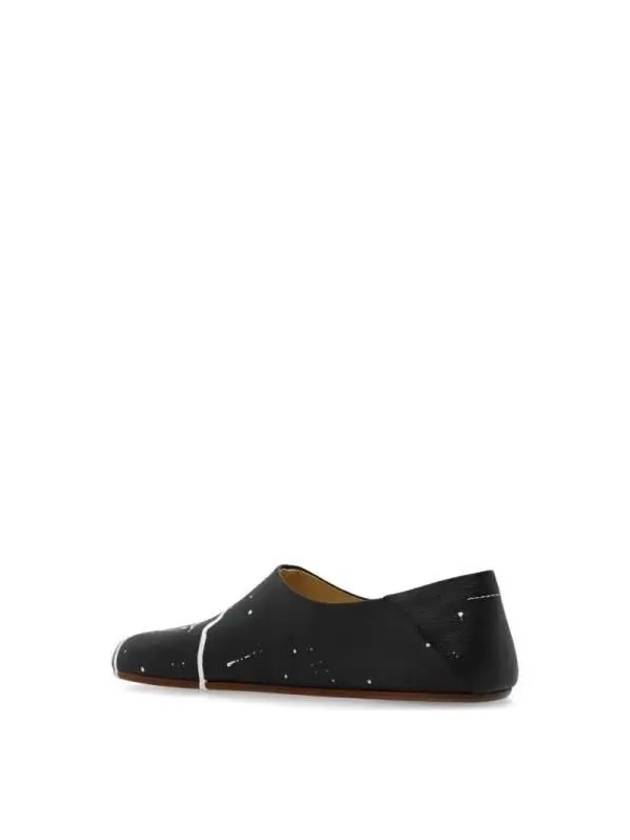 Anatomic Paint Splatter Effect Ballet Flats Black - MAISON MARGIELA - BALAAN 4