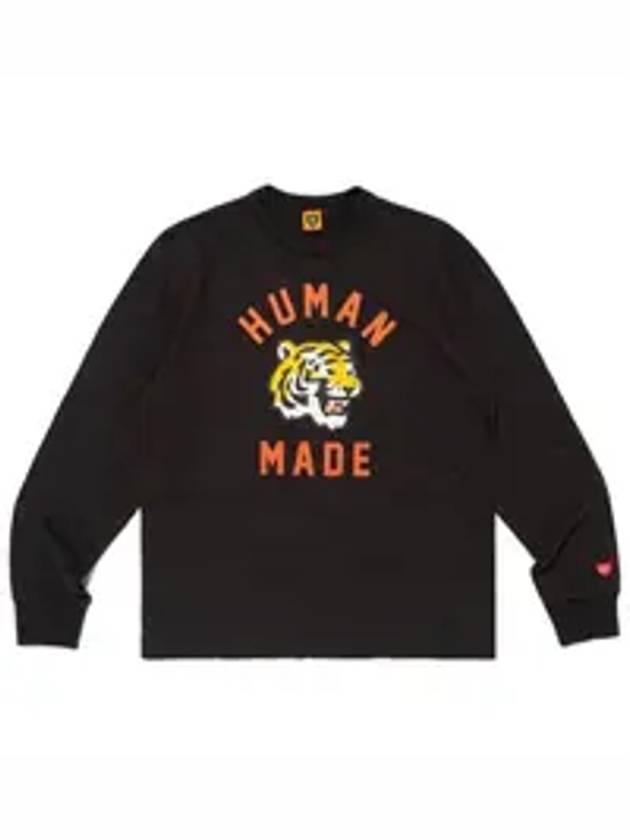 Graphic Long Sleeve T-Shirt Black - HUMAN MADE - BALAAN 1