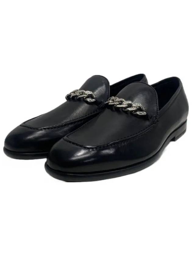 MARTI ZAOBLACK Marti chain loafers black - JIMMY CHOO - BALAAN 2