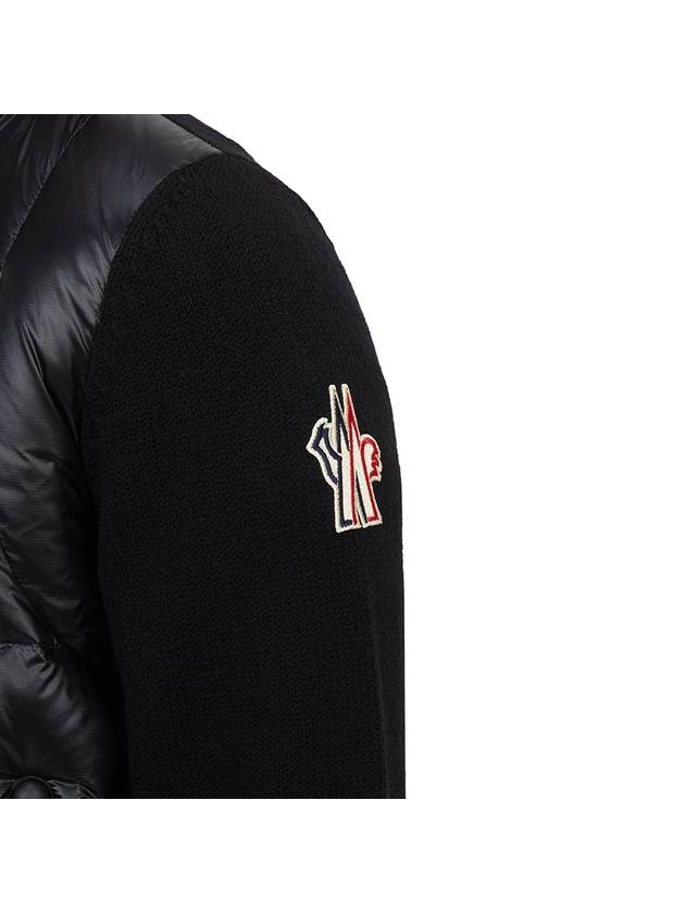 Grenoble Padded Zip-Up Jacket Black - MONCLER - BALAAN 8