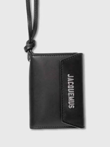 Jacquemus Le Porte Snap Button Closure Logo 3 Card Slot Wallet - JACQUEMUS - BALAAN 1