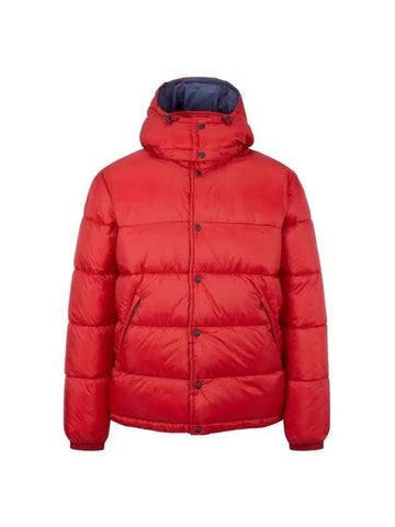 PS hooded ripstop puffer jacket red - PAUL SMITH - BALAAN 1