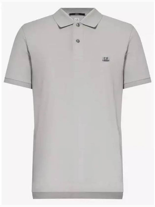 Stretch pique regular polo shirt - CP COMPANY - BALAAN 2