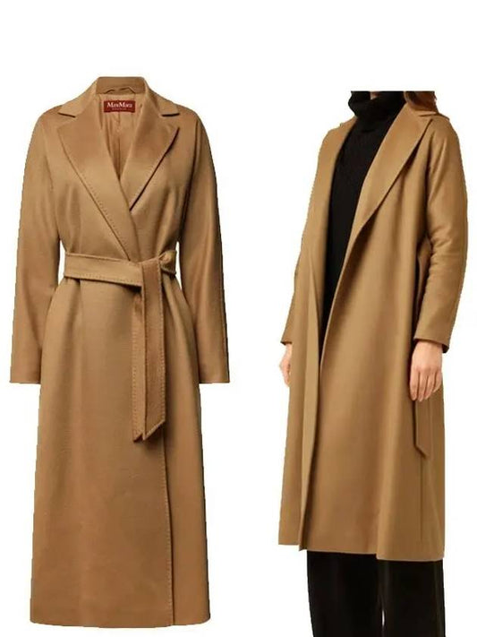 Prater Virgin Wool Single Coat Camel - MAX MARA - BALAAN 2