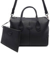 Di Leather Tote Bag Black - TOD'S - BALAAN 3