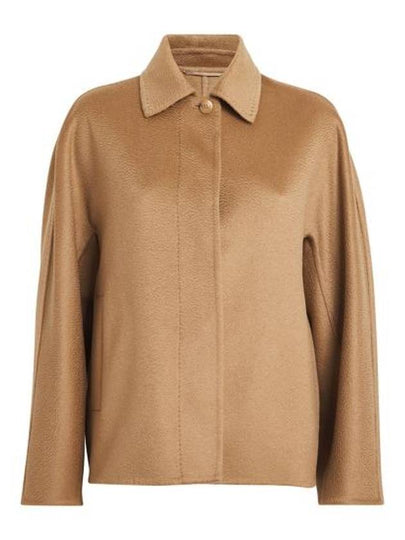 Midas Cashmere Shirt Jacket Brown - MAX MARA - BALAAN 2