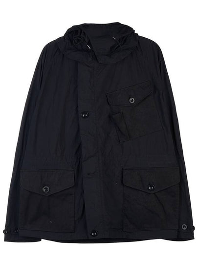 Mid-Layer Hooded Jacket Black - TEN C - BALAAN 2