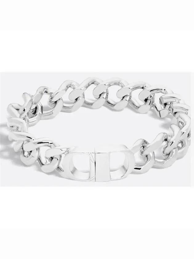 CD Icon Chain Link Bracelet Silver - DIOR - BALAAN 2