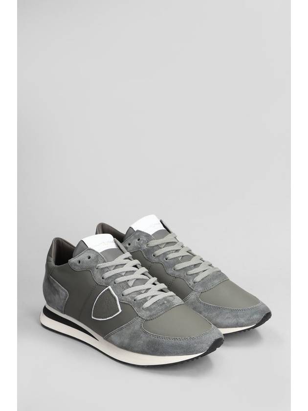 TRPSuede Low Top Sneakers Gray - PHILIPPE MODEL - BALAAN 3