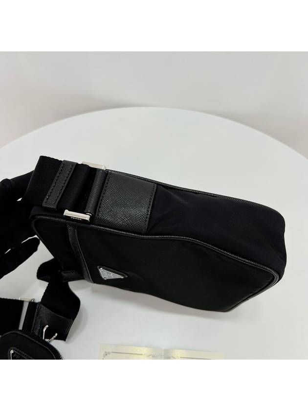 Re Nylon Tesuto Cross Bag Black 2VH112 - PRADA - BALAAN 8