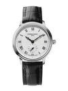 Women’s Classics Slimline Small Seconds Watch Silver Black - FREDERIQUE CONSTANT - BALAAN 2