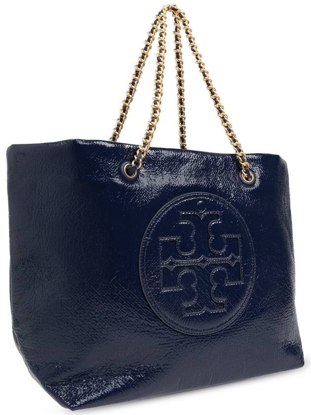 Tory Burch Bag Ella In Shopper Style, Women's, Navy Blue - TORY BURCH - BALAAN 4