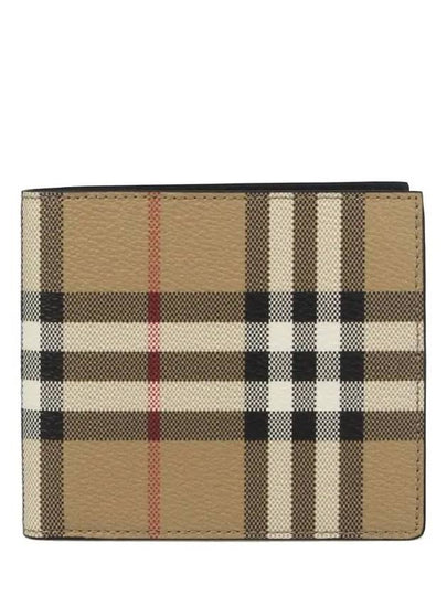 Check Half Wallet Beige - BURBERRY - BALAAN 2