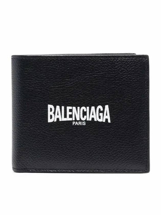 logo print bifold wallet black - BALENCIAGA - BALAAN.