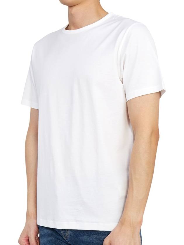 Precise Luxe Cotton Jersey Short Sleeve T-Shirt White - THEORY - BALAAN 3