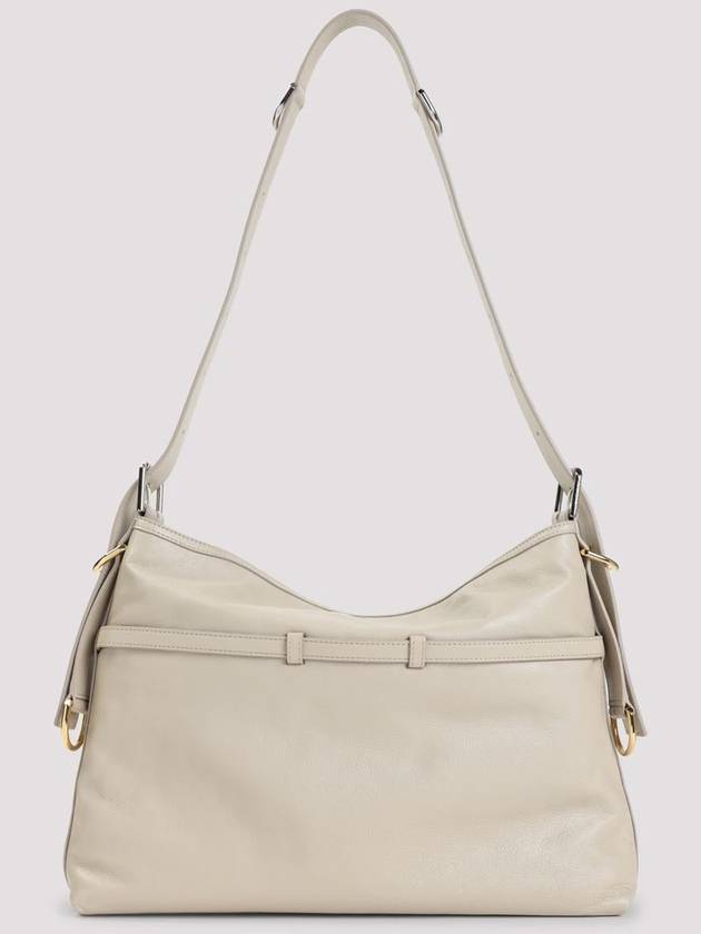 Voyou Medium Leather Shoulder Bag Beige - GIVENCHY - BALAAN 3