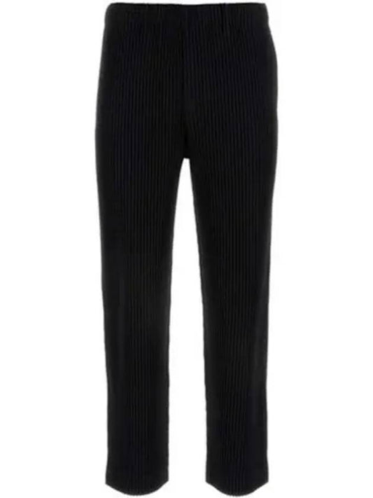 Pleated Straight Pants Black - ISSEY MIYAKE - BALAAN 2