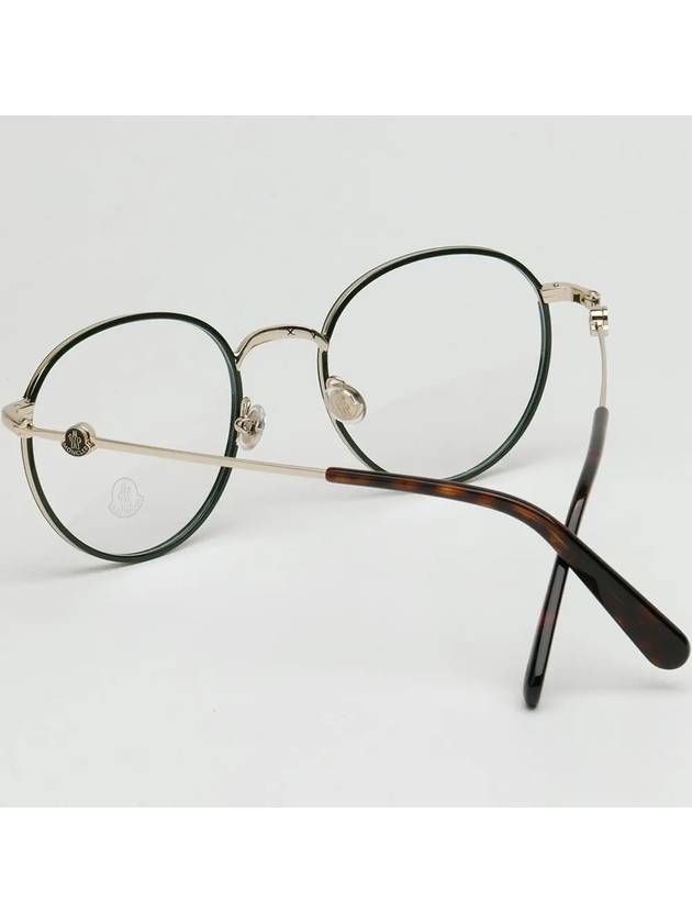 Eyewear Round Metal Eyeglasses Brown - MONCLER - BALAAN 5