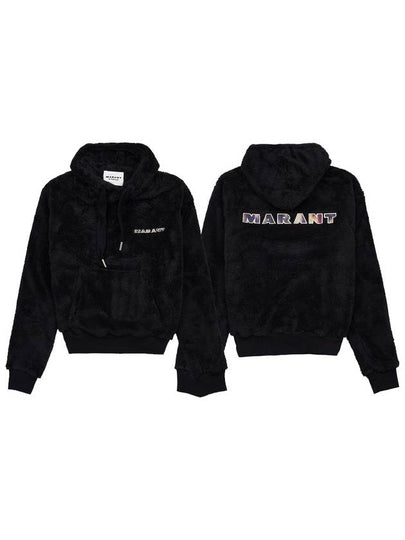 Maeva Logo Hoodie Black - ISABEL MARANT - BALAAN 2