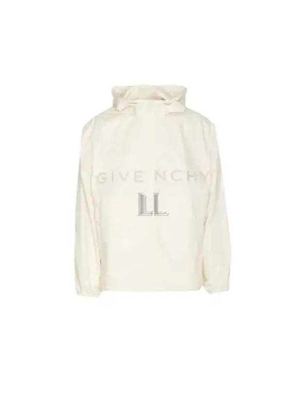 Maxi Logo Windbreaker Off White - GIVENCHY - BALAAN 2